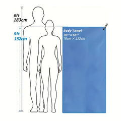 Solid Quick Drying Sport Towel Soft Microfiber Hand Bath Towel