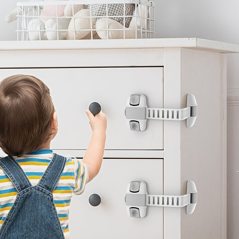 7 9inch Child Safety Lock Anti Clamp Cabinet Drawer Locks