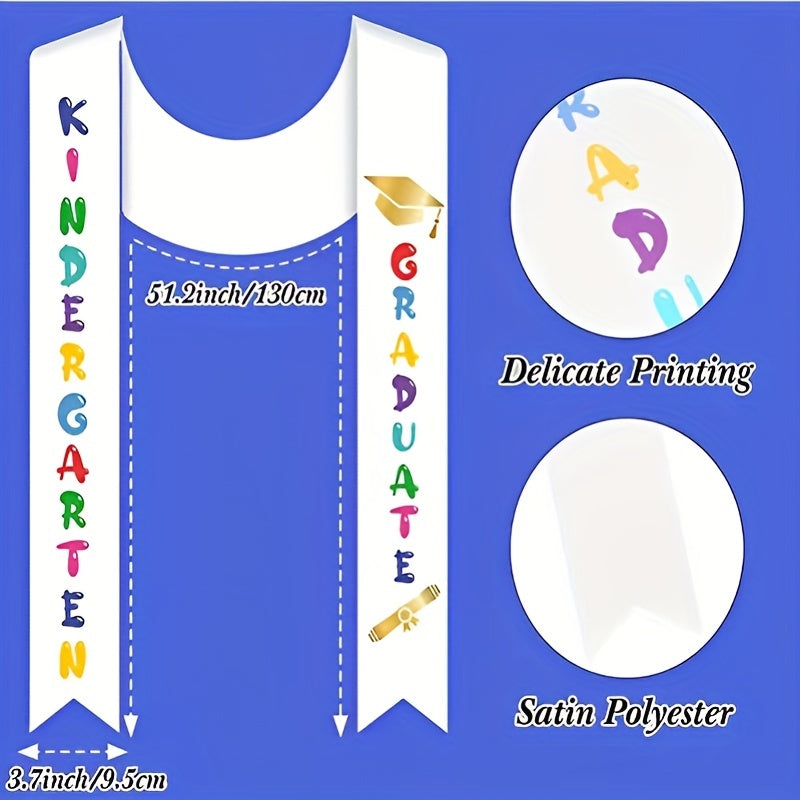 Graduation Kids Ribbon Etiquette Belt Preschool Kindergarten