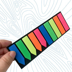 4pcs Arrow Head Transparent Index Sticky Note 10 Kinds Per 200 Labels