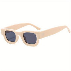 Men's Small Frame Sunglasses UV Resistant Eye Protection Hip hop Punk Style
