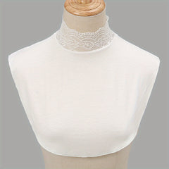 Solid Lace Faux Collar False Collar Detachable Half Shirt Blouse