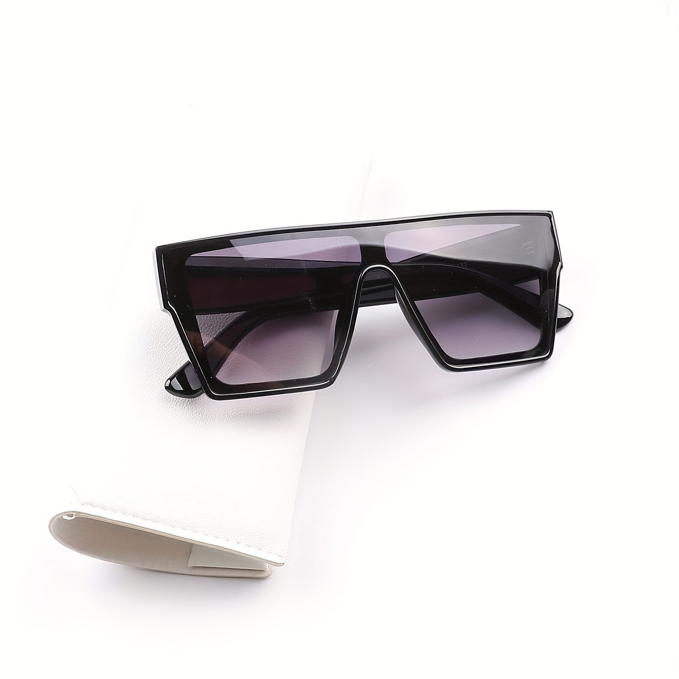 Large Gradient Shield Sunglasses UV400 for Outdoor Travel