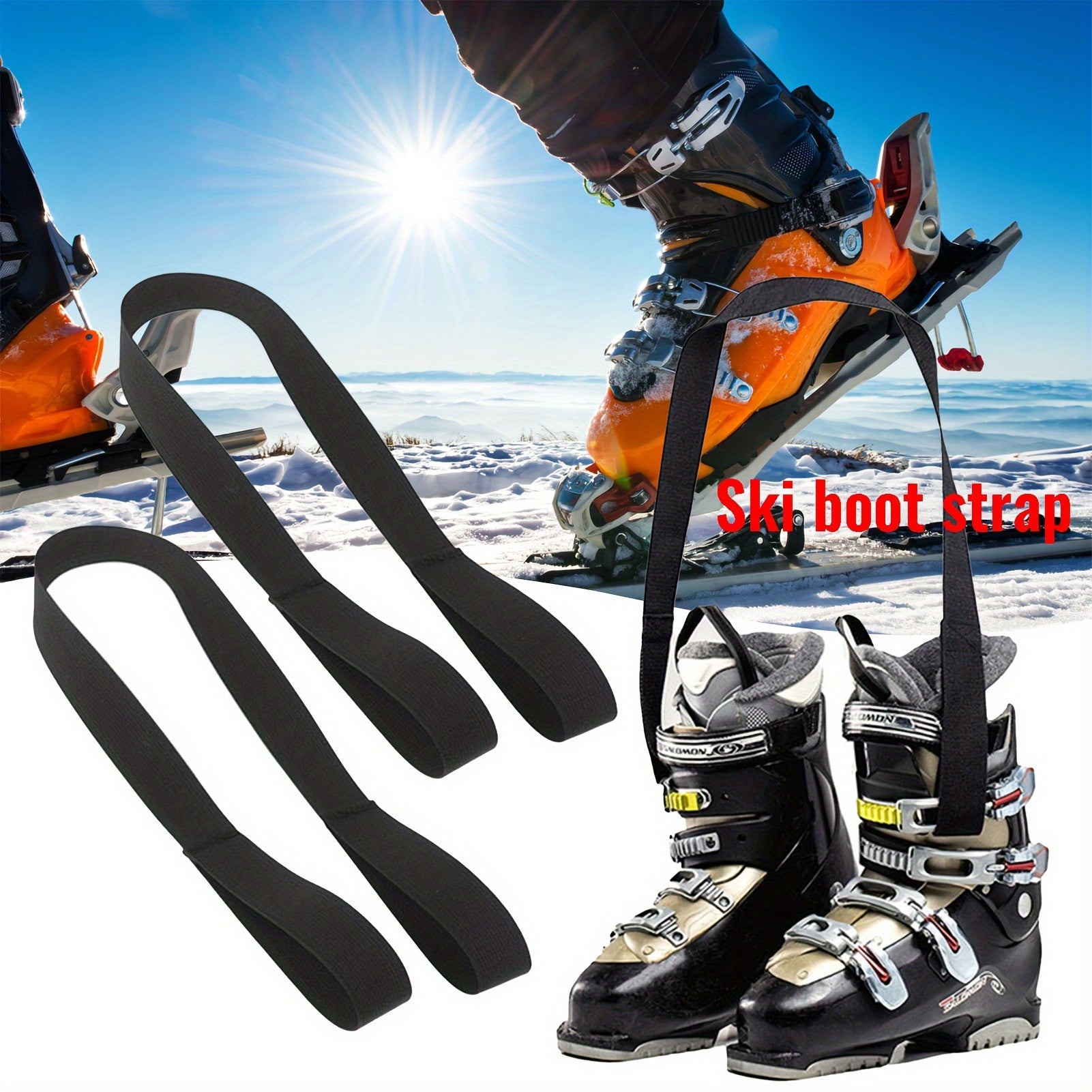 Ski Boots Shoulder Sling Strap Winter Sports Accessory
