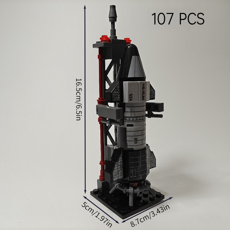 Space Rocket Construction Toy Set