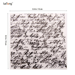 Embossing Folder Transparent Plastic Plate for Paper Card Decoration