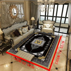 Modern Abstract Shaggy Rug Soft and Comfy for Living Room Bedroom