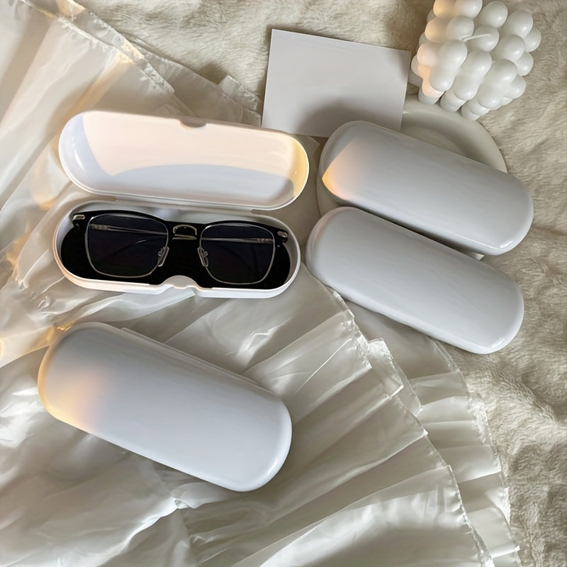 Cream Glasses Case Portable Sunglasses Storage Box