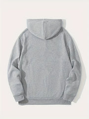Men's Two Print Hoodie Casual Breathable Sweatshirt