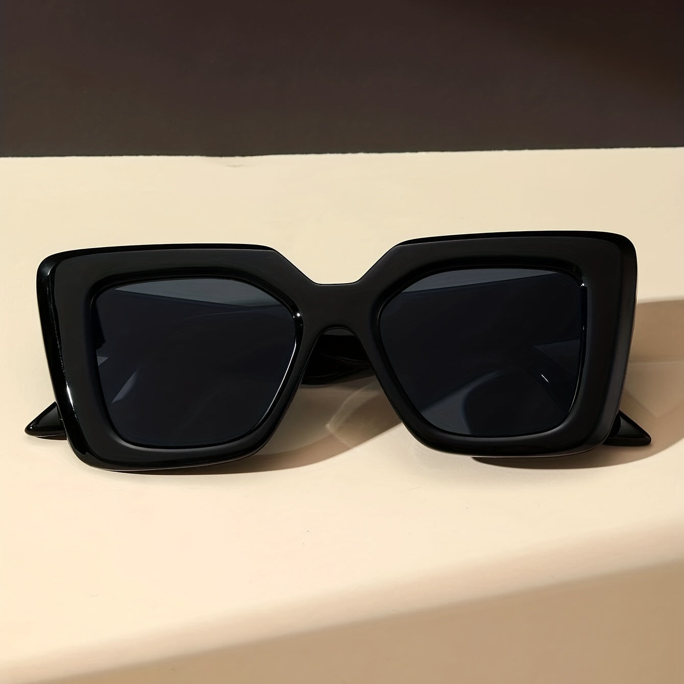 Rectangular Frame Sunglasses Classic Cat Eye Sunshade Eyewear