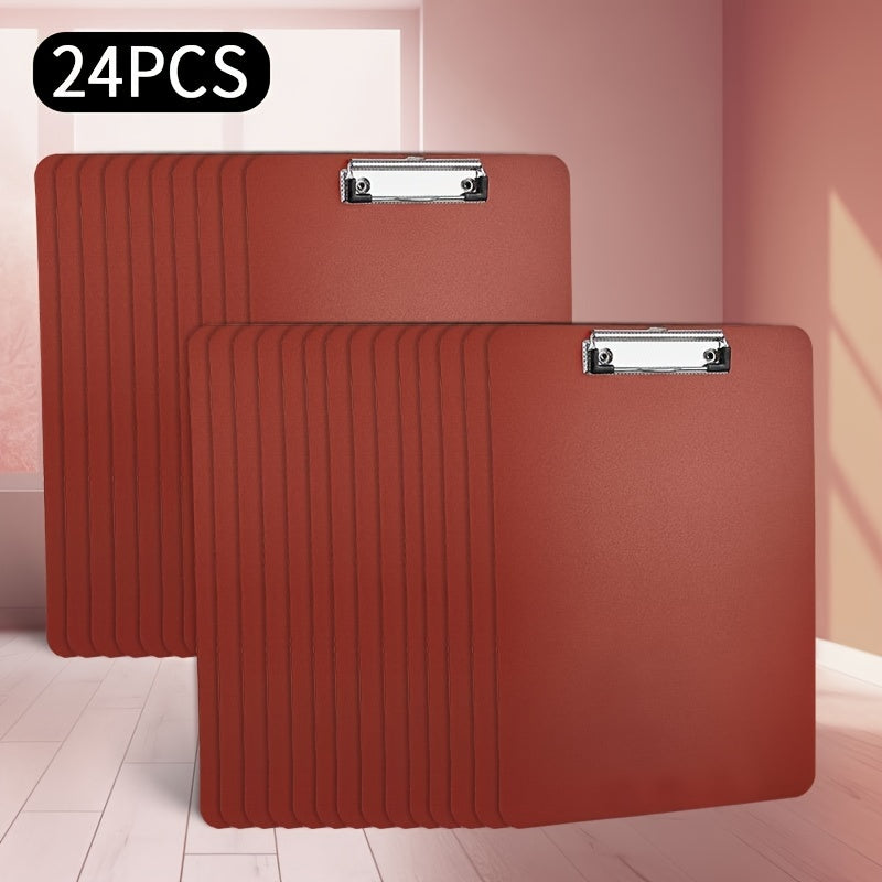 24pcs Plastic File Folder A4 Office Supplies