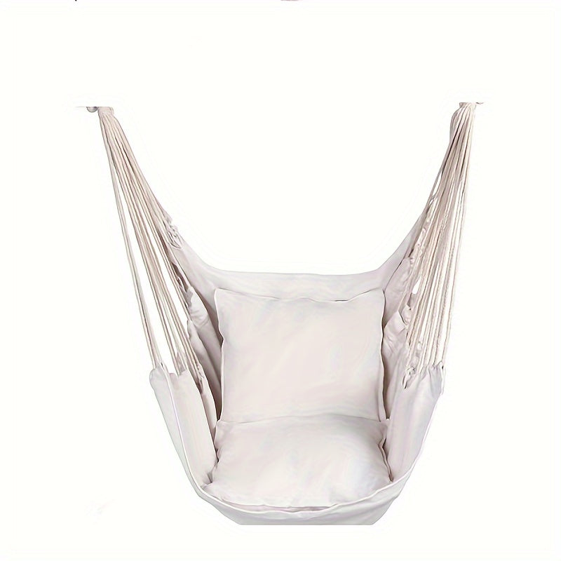 Outdoor Hammock Swing Chair with 2 Pillows