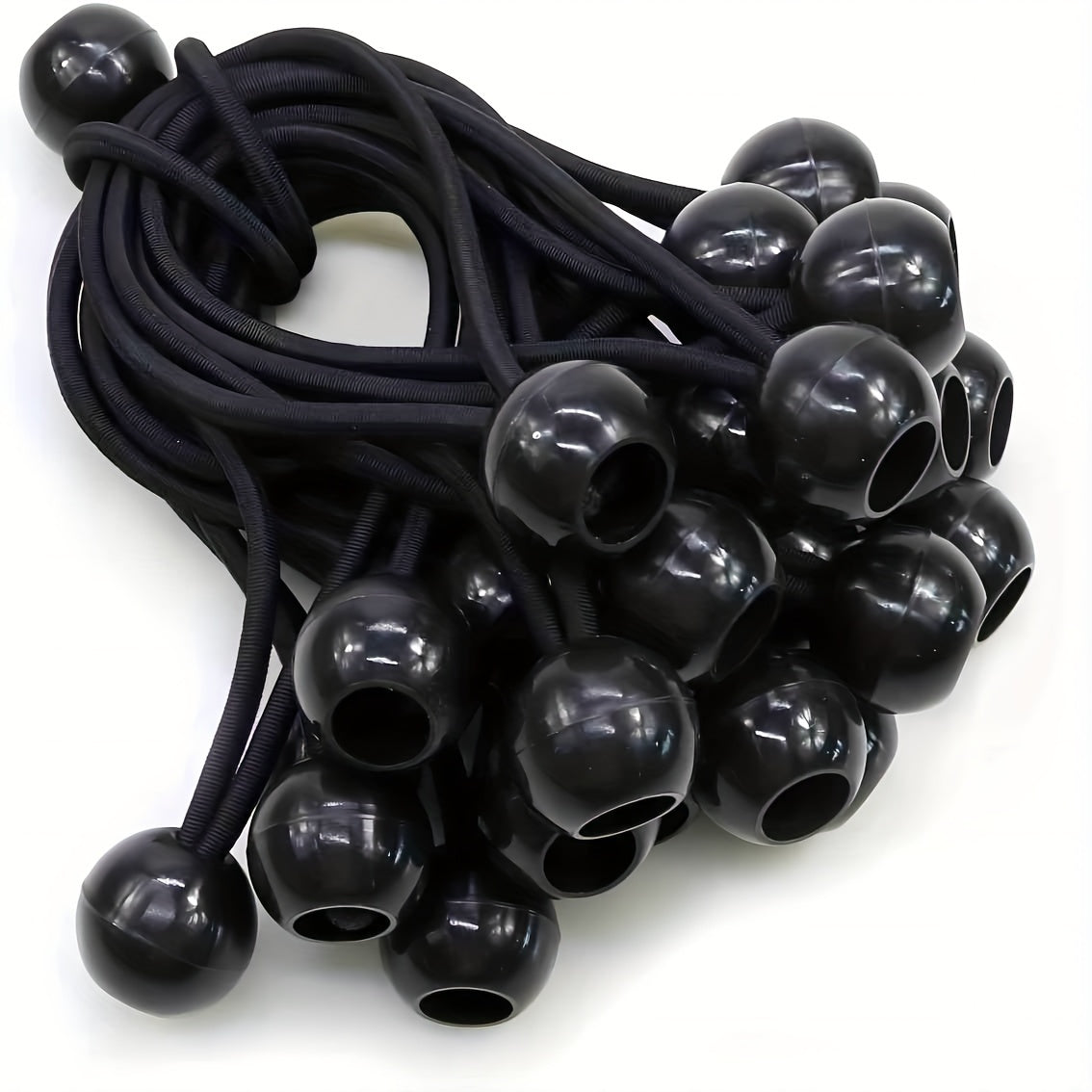 18pcs 17 Rubber Ball Bungee Cord Heavy Duty Canopy Tarp Tie Down Bungy Balls