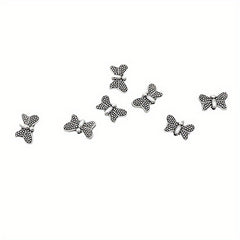 10pcs Butterfly Flower Owl Alloy Spacer Beads For DIY Jewelry Making
