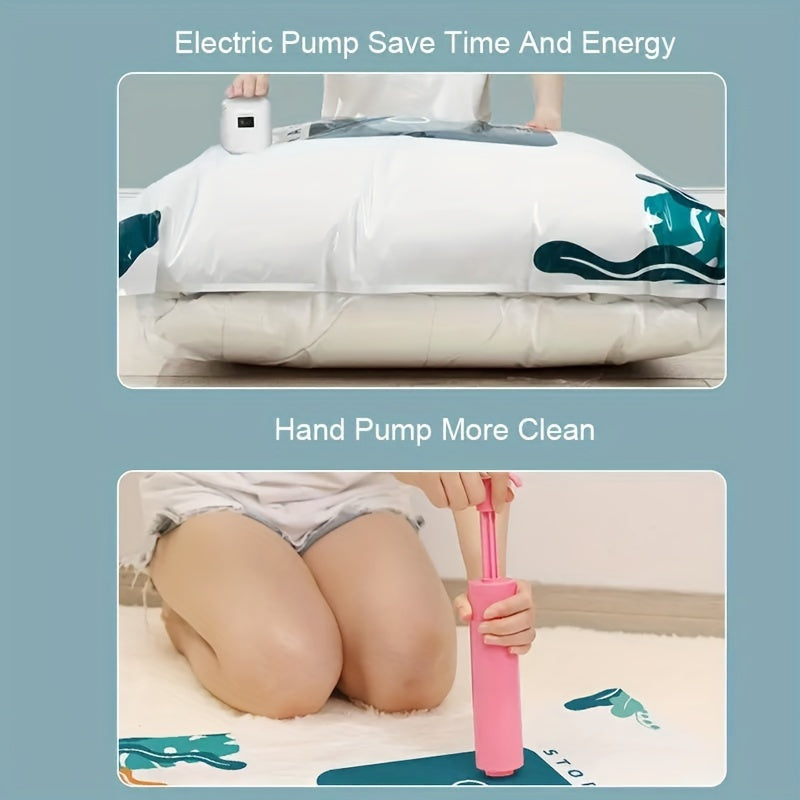 1pc Space Saving Vacuum Storage Bags For Travel And Home Use