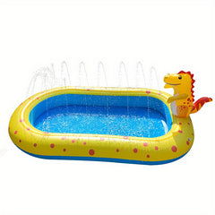 Inflatable Dinosaur Water Spray Swimming Pool Indoor/Outdoor
