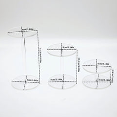 Acrylic Clear Jewelry Display Stand Desktop Cosmetic Perfume Storage Holder