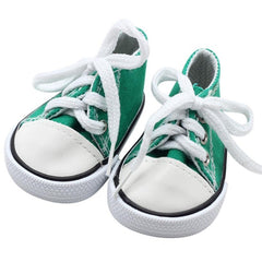 Lace up Canvas Sneakers for 18" Girl Dolls - Accessories Not Included