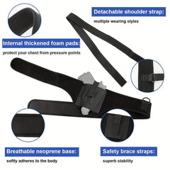 Concealed Carry Underarm Holster Shoulder Waist Pouch Belt Right Hand