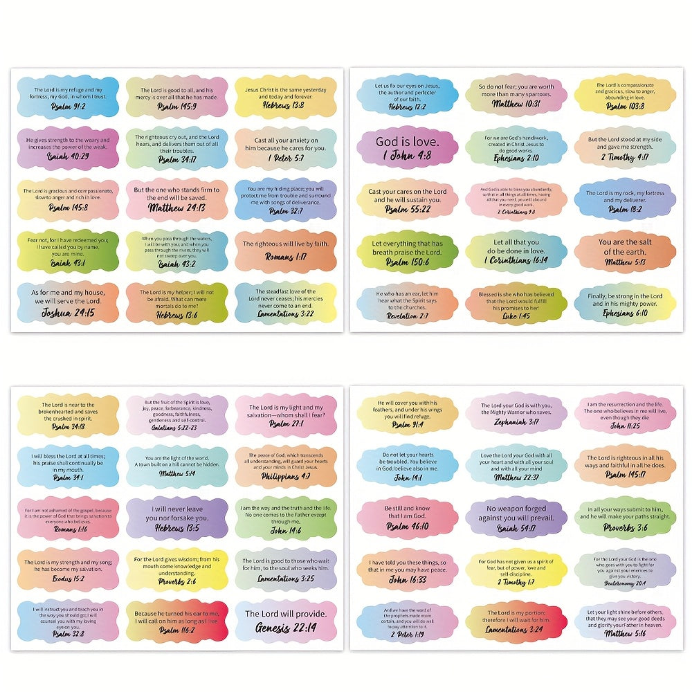 Christian Bible Verse Stickers for Journaling