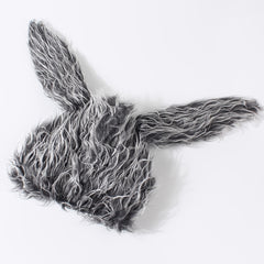 Plush Bunny Ears Hat for Women - Warm Ear Protection