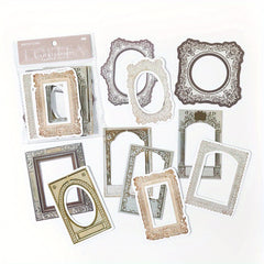 10pcs Wove Paper Hollow Self-adhesive Decorative Stickers DIY Crafts Scrapbo