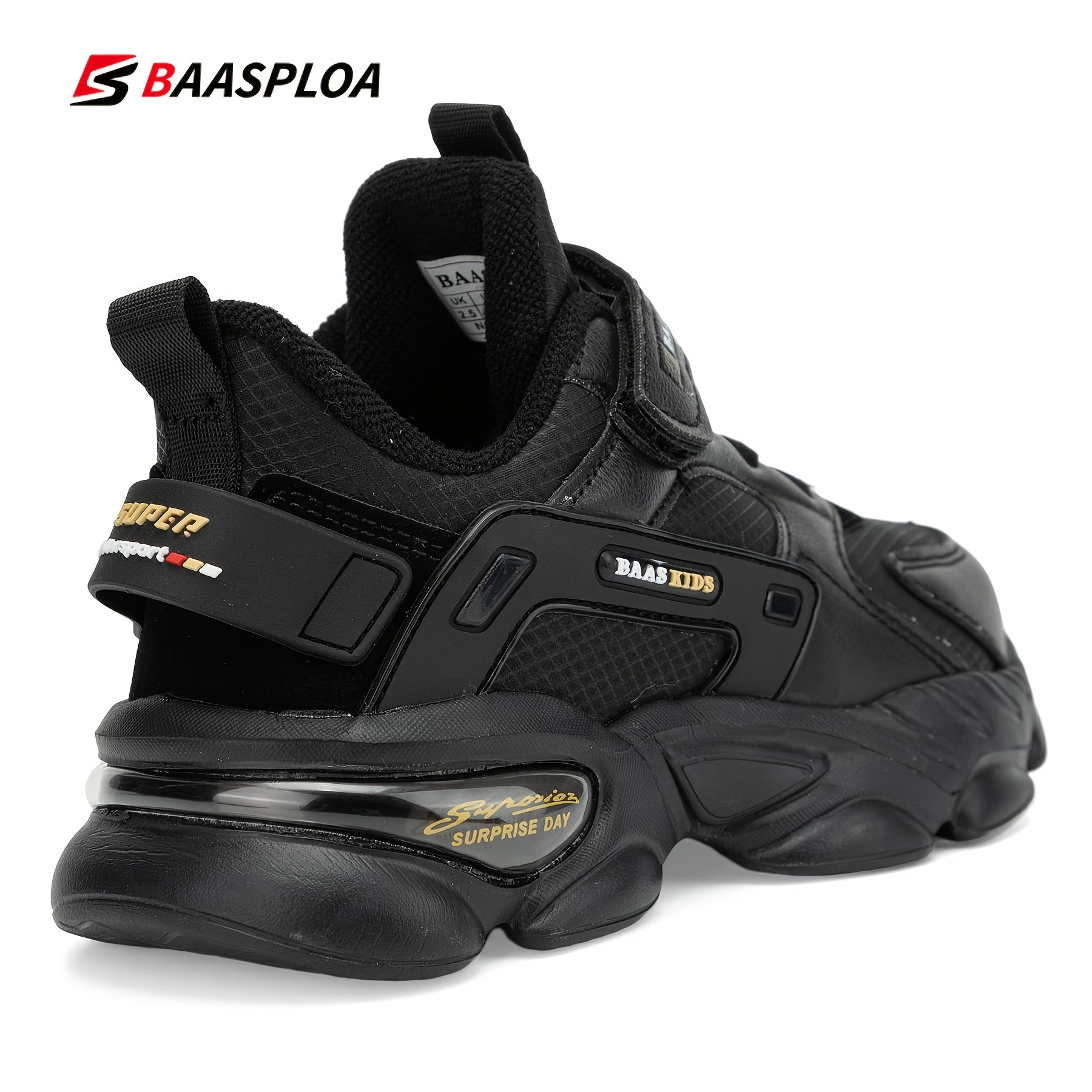 Baasploa Breathable Sneakers for Kids - Ideal for Running, Walking & Tennis