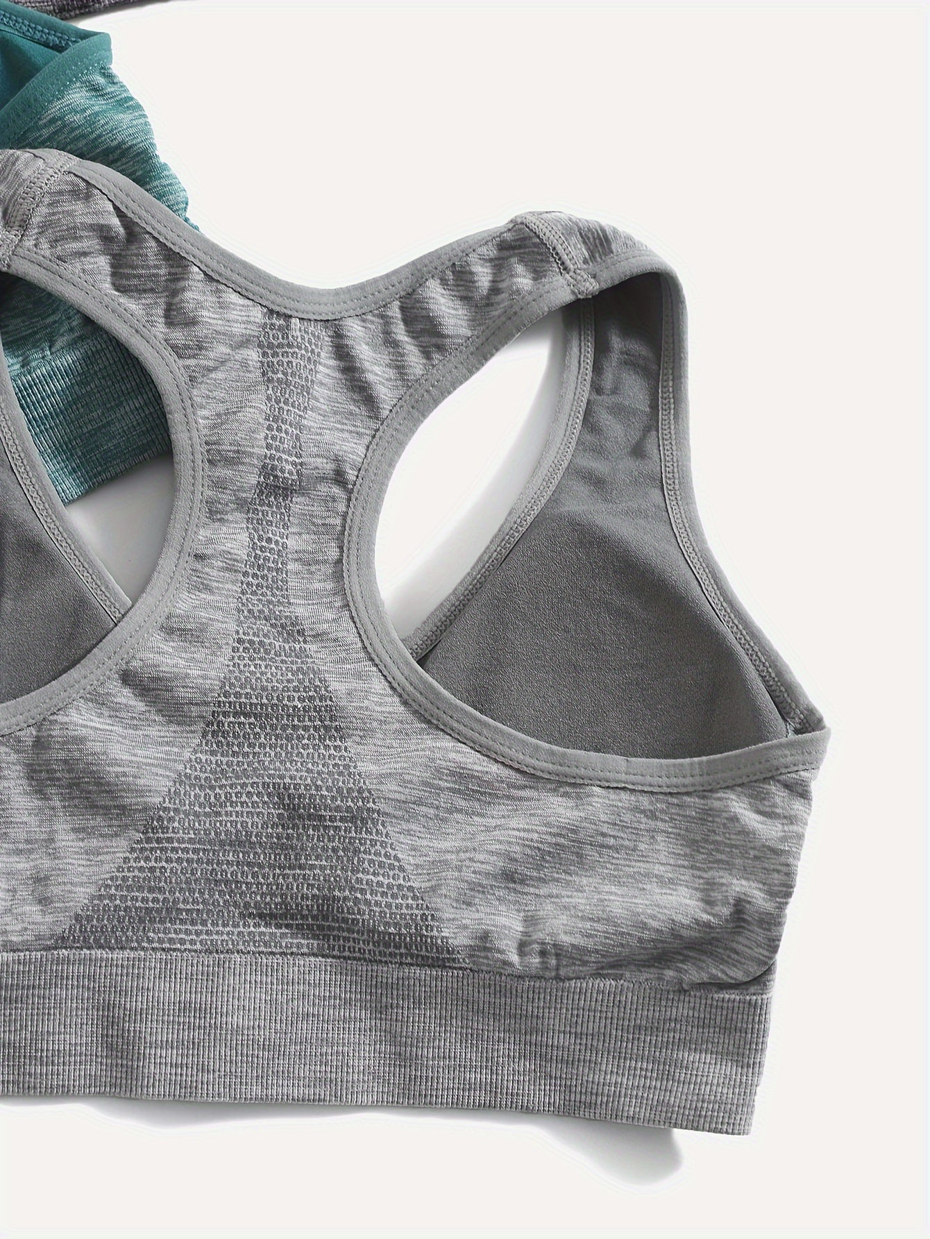 3pcs Racerback Sports Bras for Women