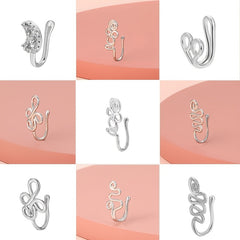 Men's Silver Punch Sports Nose Clip for Party Birthday Gift