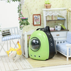 Mini Cat Bag Simulation Mini Cat Model Pet Space Bag Doll House Accessories