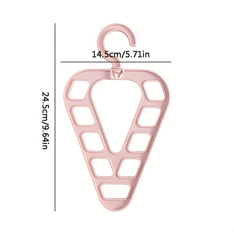 Rotatable Clothes Hanger for Closet Space Maximization
