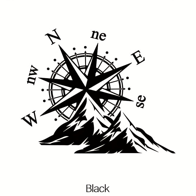 Adventure Sports Compass Car Sticker Vinyl Decal Waterproof
