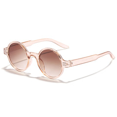 Round Sunglasses UV Protection Gradient Stylish Driving Eyewear