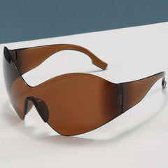 Men's Large Frame Cyberpunk Sunglasses Hot Girl Party Glasses