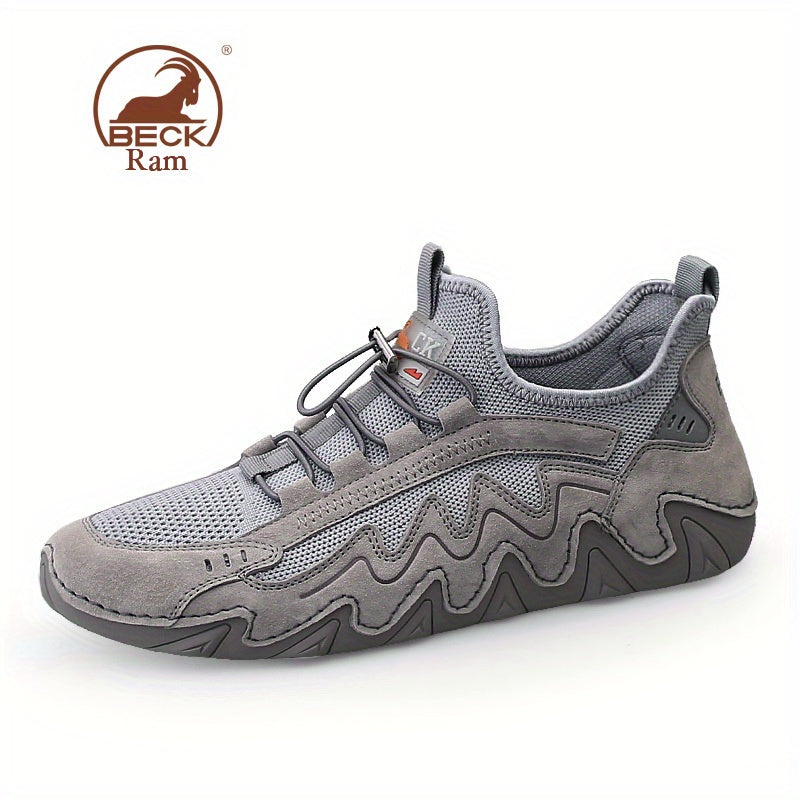 Men's Lightweight Mesh Lace Up Sneaker for Walking and Jogging