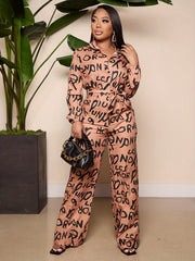Wide Leg Jumpsuit Long Sleeve Belted Jumpsuit for Women