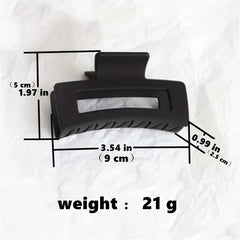 Matte Hair Claw Clip Non Slip Strong Hold Grip Hair Jaw Clip