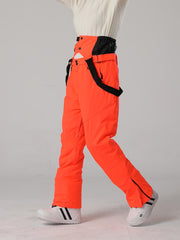 Waterproof Windproof Snow Pants with Suspenders Women's Activewear