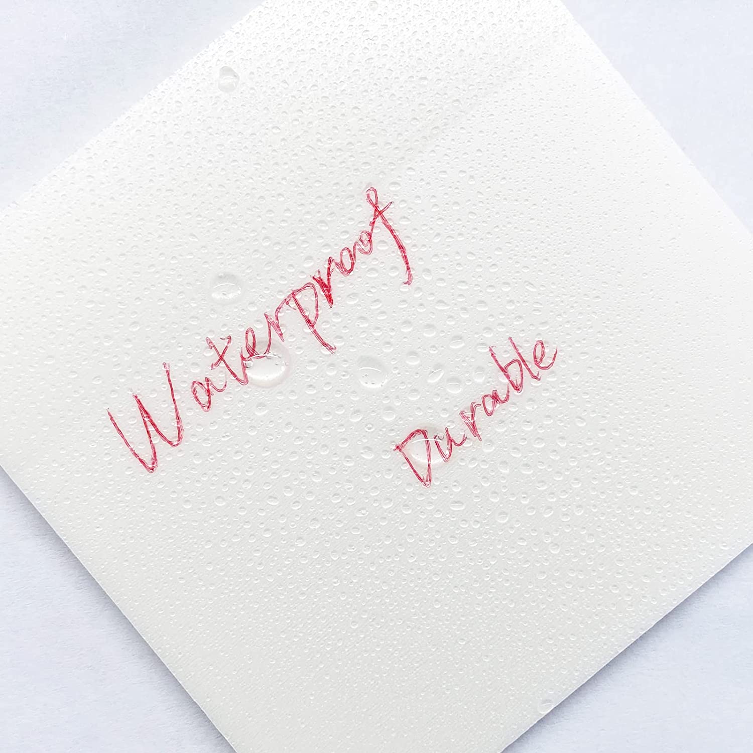 50 Waterproof Clear Sticky Notes for Home & Office