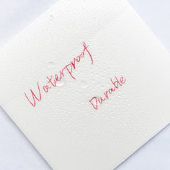 50 Waterproof Clear Sticky Notes for Home & Office