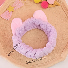 Cat Ear Hair Band Ladies Hair Band Plush Face Hair Accessories