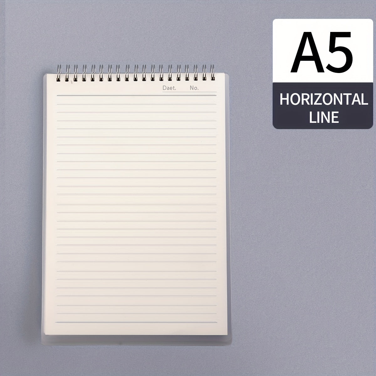 Coil Notebook A5 B5 Ring Spiral Grid Lined Looseleaf Notepad