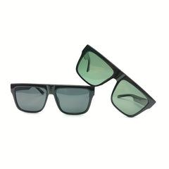 Men's Polarized Sunglasses Large Frame UV400 Eyewear with Case