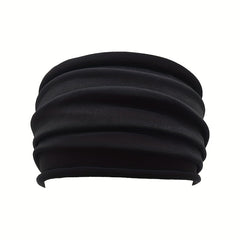 Bohemia Hair Ornaments Non Slip Elastic Wide Headband Stretchy Yoga Sports