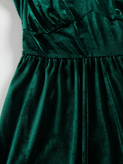  Velvet Applique Jalabiya Dress Long Sleeve Maxi Dress