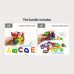 ABC Magnetic Alphabet Stickers Educational Toy for Kids Christmas Halloween Gift