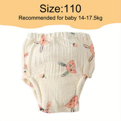Soft Gauze Baby Training Pants 11.5-17.5kg Toddlers Waterproof Diaper