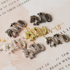 5pcs 3D Dragon Nail Charms Vintage Chinese Style Nail Art Accessories