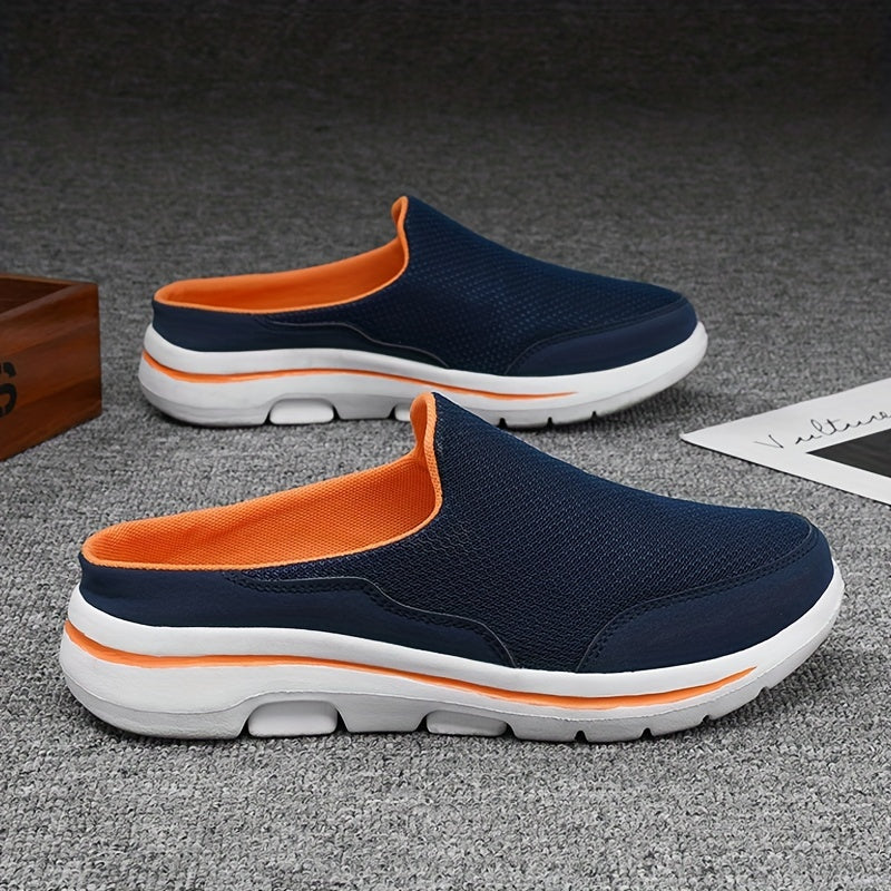 Men's Breathable Slip On Mules Lightweight Non Slip Comfy Shoes