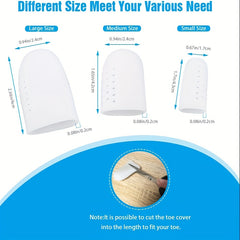 12 Gel Toe Caps Toe Protection For Bunions Big Toes Corns